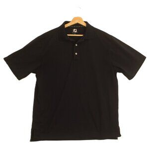 FJ Men's Summer Polo Shirt Short Sleeve Size L Navy Father’s Day